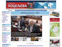 Tablet Screenshot of koceljeva.gov.rs